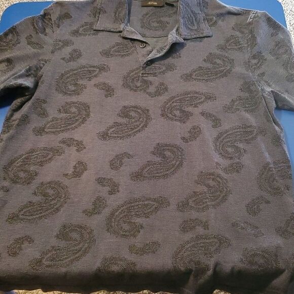 Tasso Elba Paisley Polo  - Picture 1 of 3